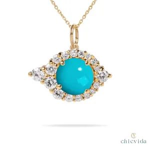Wander Turquoise Pendant