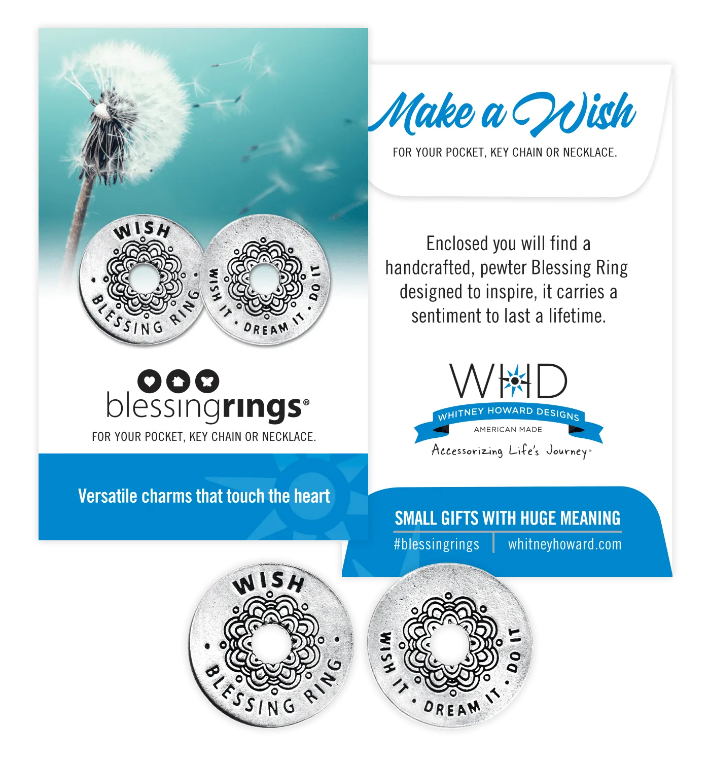 Wish Blessing Ring Charm
