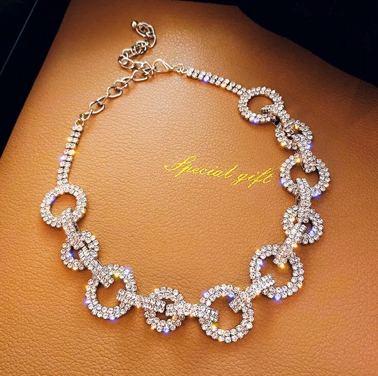 Womens Necklace | Silver Womens Necklace | Iced Out Necklace | Crystal Necklace | Iced Out Chain | Silver Necklace | Womens Necklace Diamond