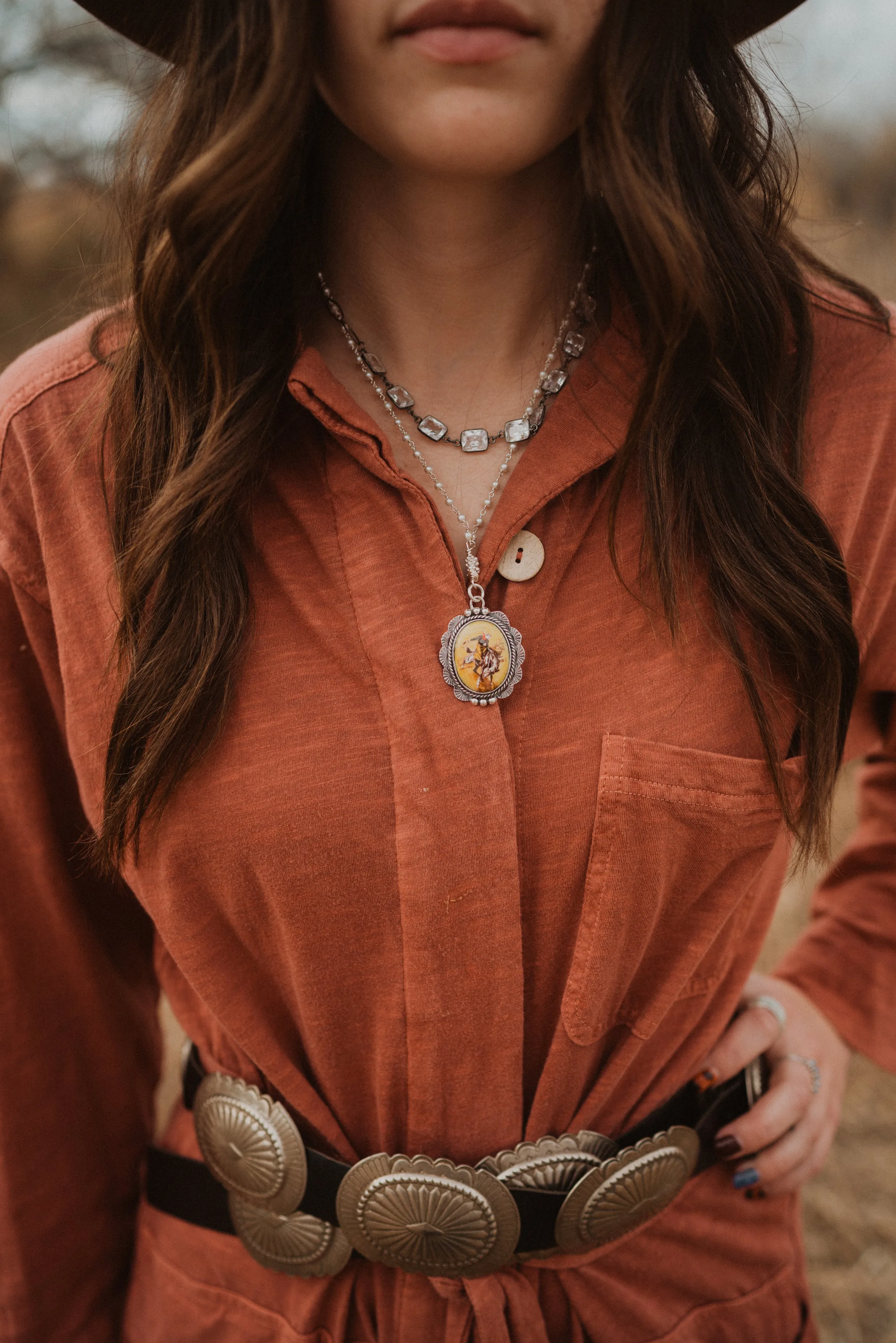 Yellow Bucking Bronco | Silver Crystal