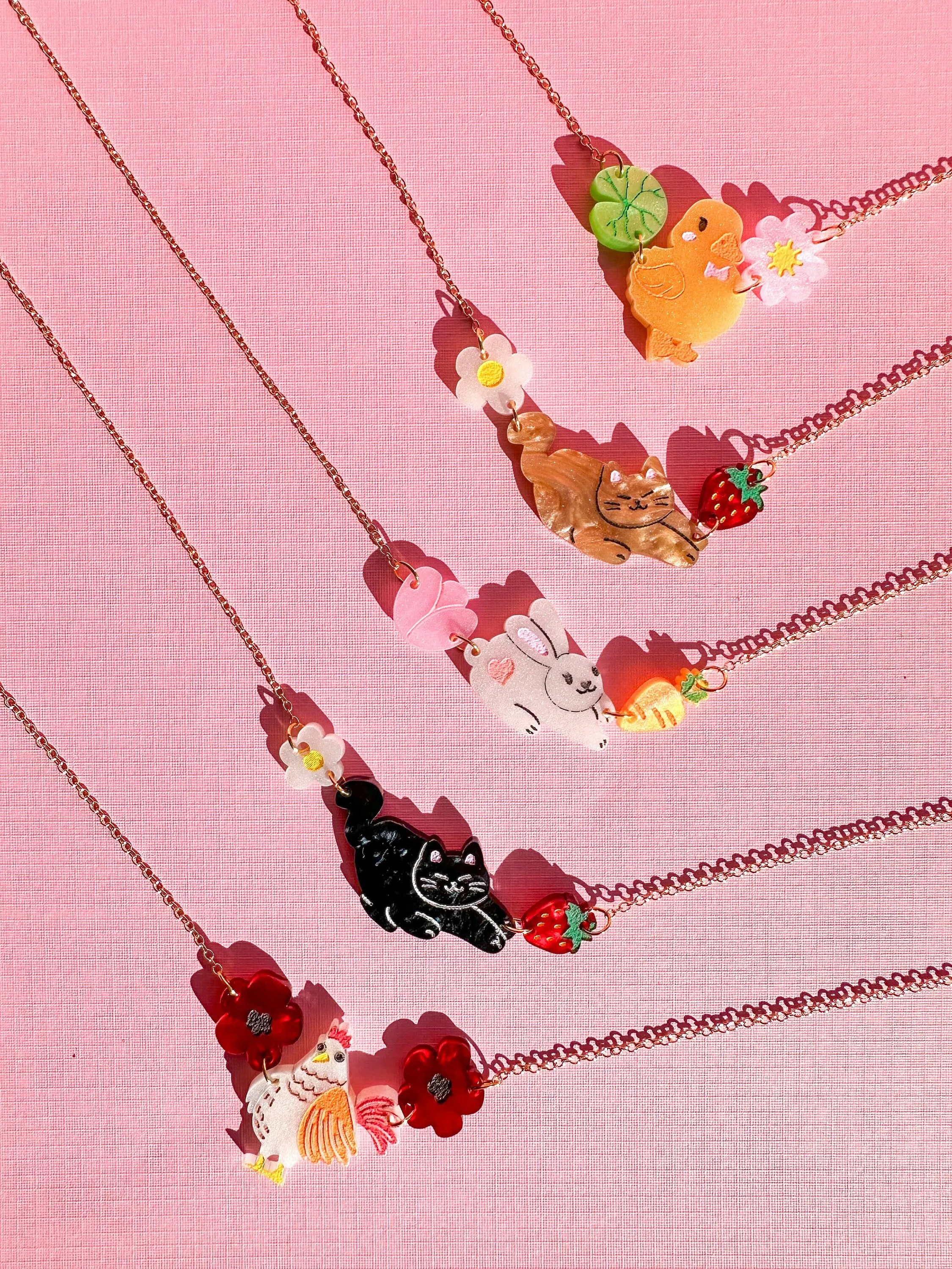 Yellow Duck Necklace