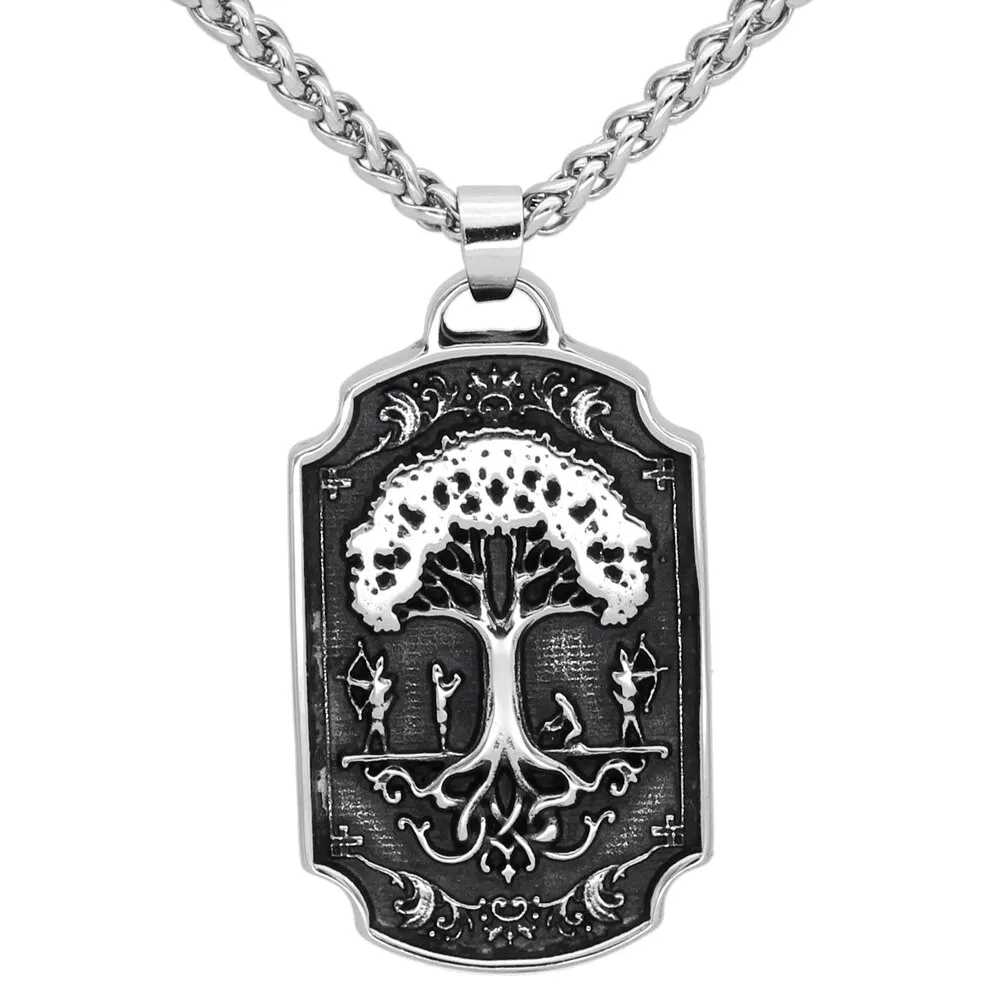 Yggdrasil and Odin Necklace
