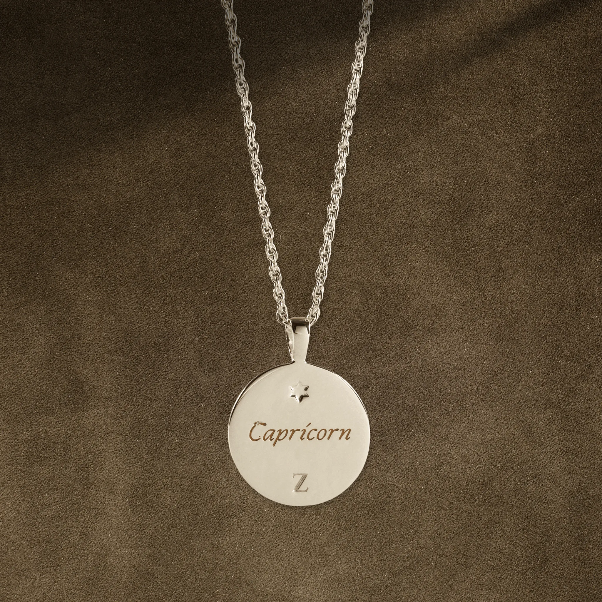 Zodiac Necklace / capricorn